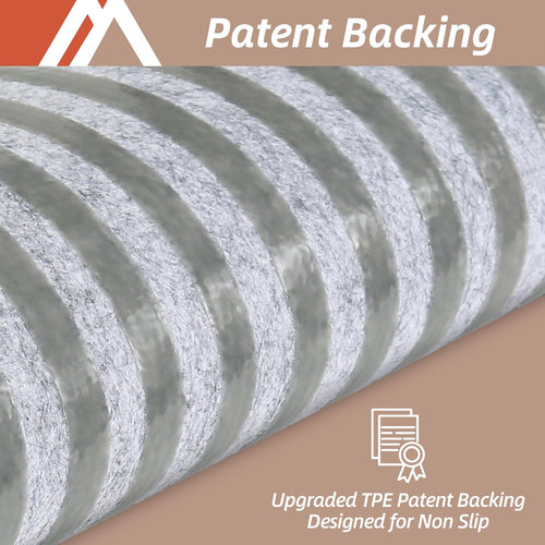 COSY HOMEER Edging Stair Treads Non-Slip Carpet Mat 28inX9in Indoor Stair Runners for Wooden Steps, Edging Stair Rugs for Kids and Dogs, 100% Polyester TPE Backing (15pc, Beige)